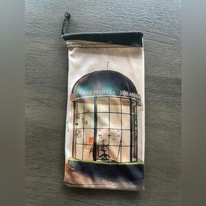 Oliver Peoples Artistic Glasses Case - Black and Cream